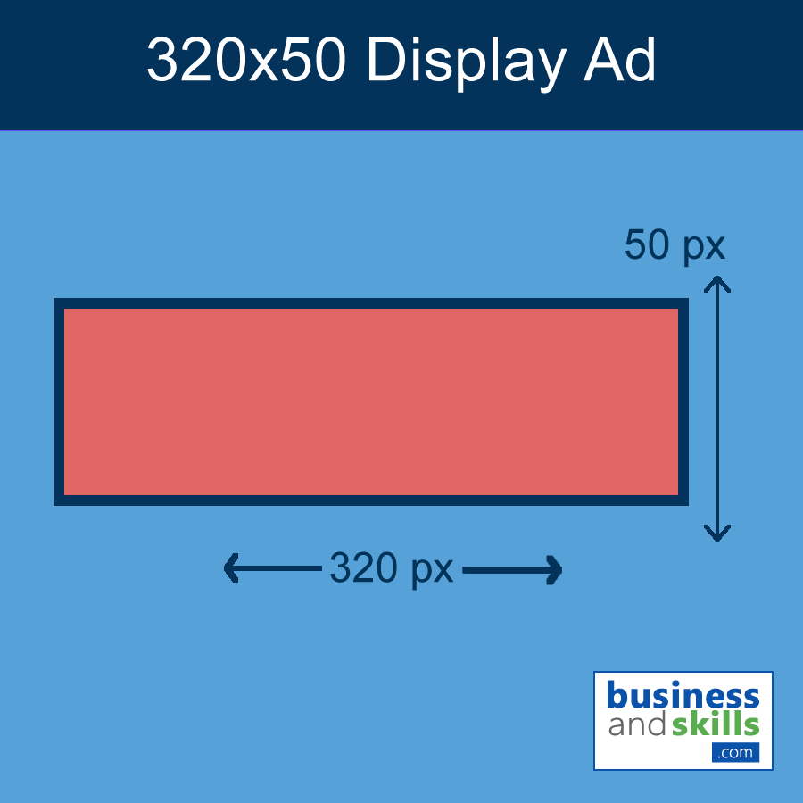 Buy affordable 320x50 banner adverts